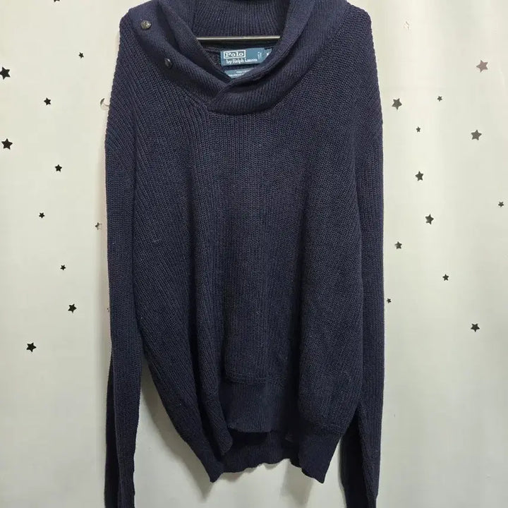 [BUNJANG] Polo Ralph Lauren Navy Knit Sweater / 폴로 랄프로렌 네이비 니트 스웨터 M/6