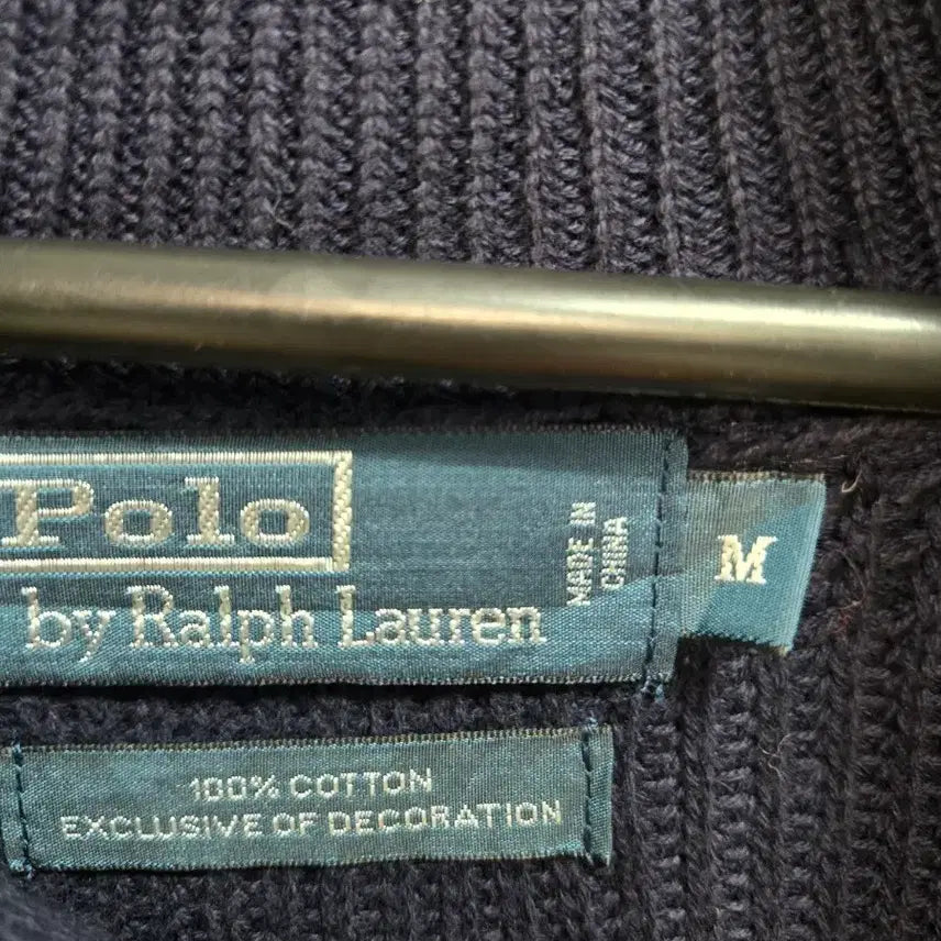 [BUNJANG] Polo Ralph Lauren Navy Knit Sweater / 폴로 랄프로렌 네이비 니트 스웨터 M/6