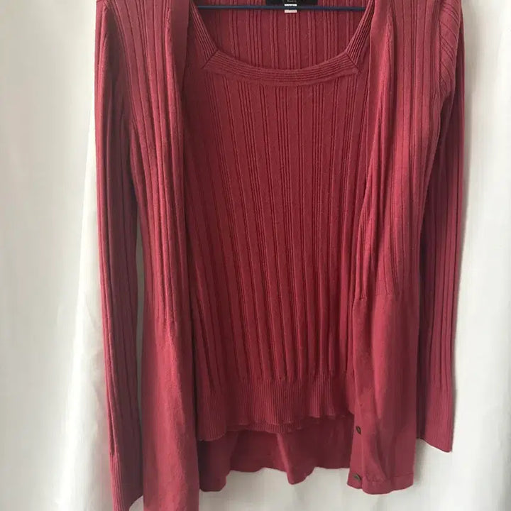 [BUNJANG] Michel Klein Ribbed Knit Sweater / 미쉘클랭 골지 니트 55사이즈