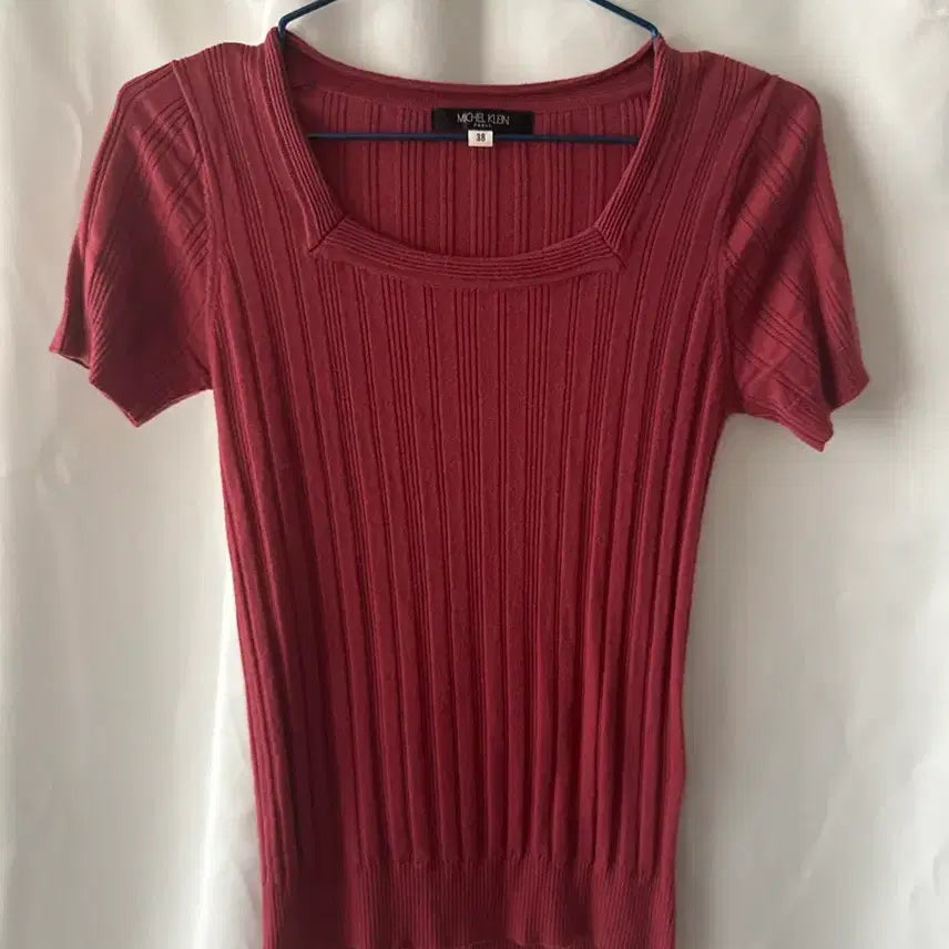 [BUNJANG] Michel Klein Ribbed Knit Sweater / 미쉘클랭 골지 니트 55사이즈