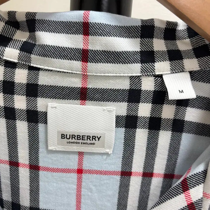 [BUNJANG] Burberry Checkered Short Sleeve Shirt / [M]버버 체크 반팔셔츠