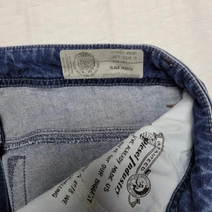 [BUNJANG] Diesel Safado W34 Denim Jeans / 디젤 워싱 데님 safado 청바지 w34
