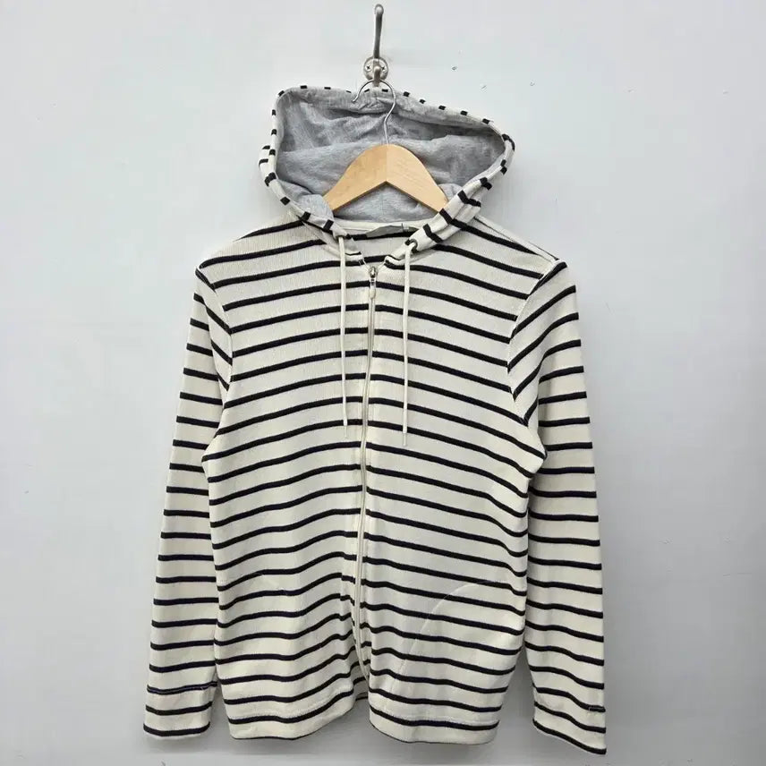[BUNJANG] LL Bean Striped Hoodie Zip-Up (Women&