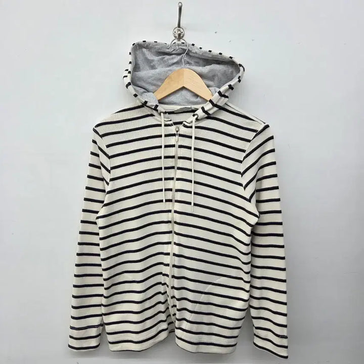 [BUNJANG] LL Bean Striped Hoodie Zip-Up (Women&