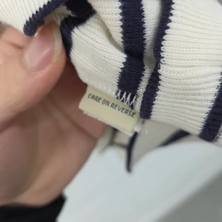 [BUNJANG] LL Bean Striped Hoodie Zip-Up (Women&