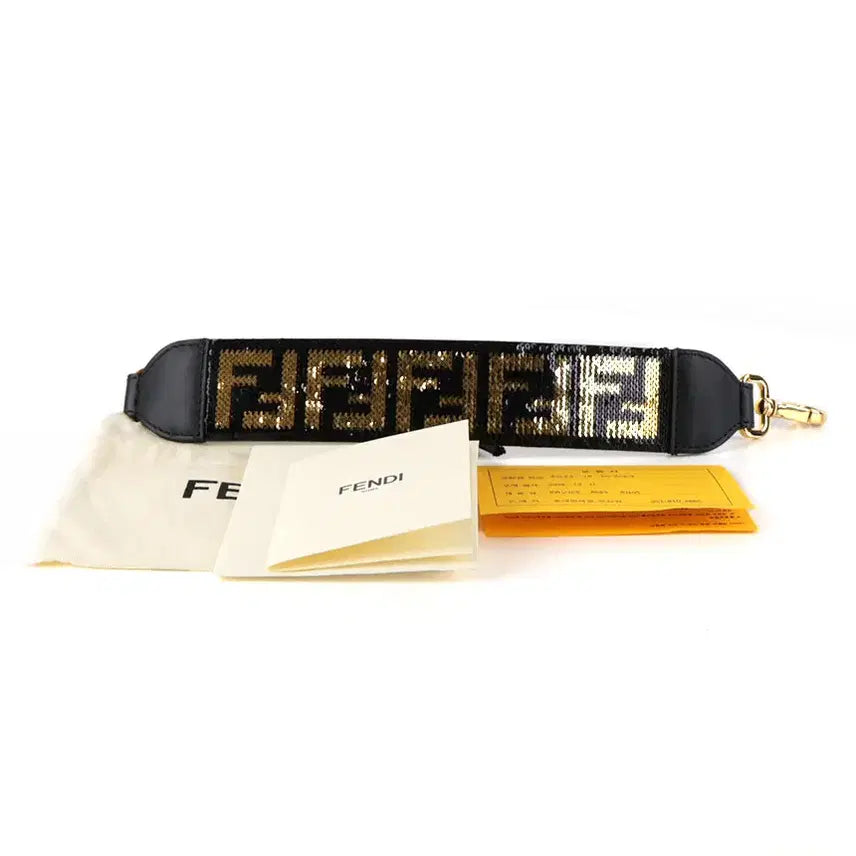 [SOLD OUT] [중고명품다올] 펜디 스팽글 더블 F로고 미니 숄더 스트랩 8AV105