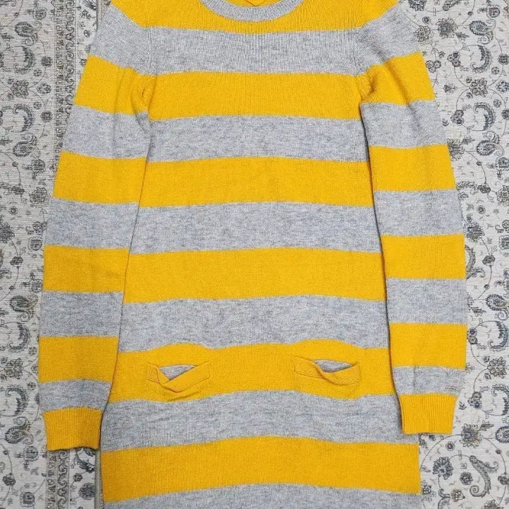 [BUNJANG] Tommy Hilfiger Striped Knit Dress - Size L / 타미힐피거 스트라이프 니트 원피스 L (44반-55)