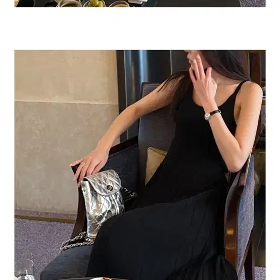 [BUNJANG] The Row 26 Monte Carlo Pearl Black Handbag / 더로랑 26 몬테카롤로 펄블랙