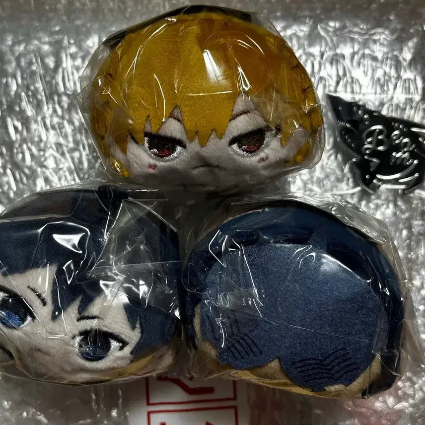 [BUNJANG] Chainsaw Man Part 2 Denji Aki Beam Potekoro Mascot Bundle with Beam Metal Badge / 일괄 급처) 체인소맨 레제편 덴지 아키 빔 포테코로