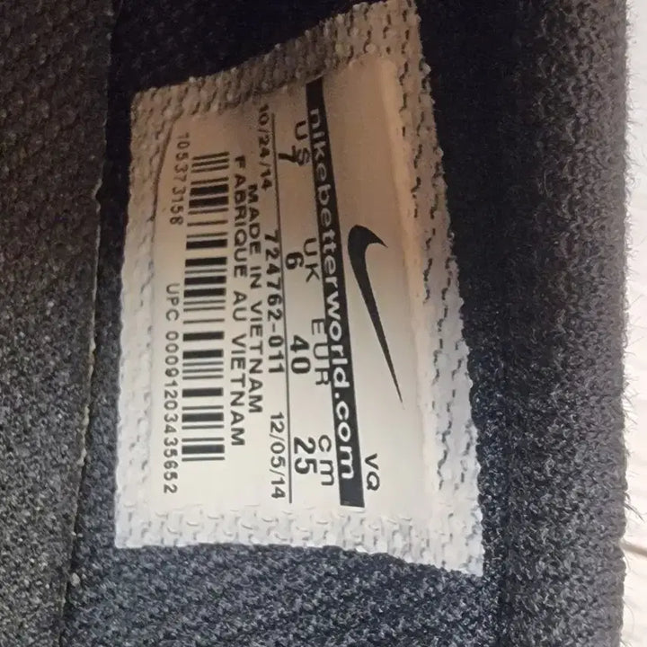 [BUNJANG] Nike Slip-On Black 250 / 나이키 슬립온 블랙 250