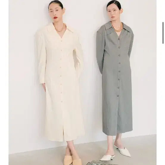[BUNJANG] Wnderkammer Shirt Dress - New / 분더캄머 셔츠 원피스 새상품