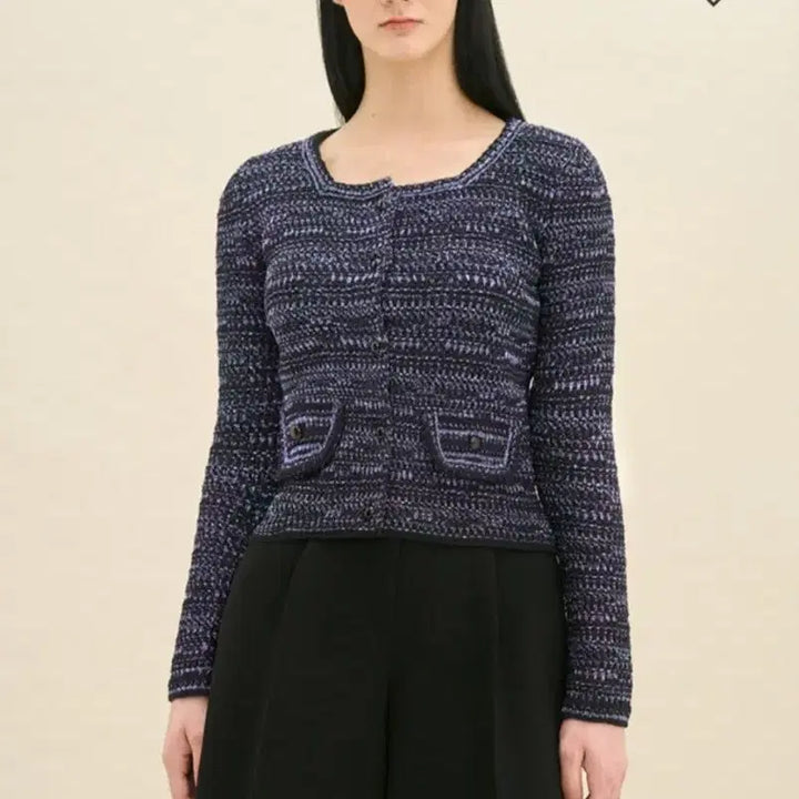 [BUNJANG] Time Tweed Cropped Cardigan Jacket / 한섬 타임 트위드 가디건 자켓  크롭핏 자켓느낌 새상품