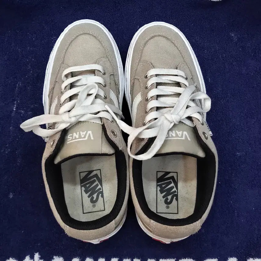 [BUNJANG] Vans Skate Shoes Beige Sneakers 240mm / 반스 스케이트화 베이지 운동화 240mm