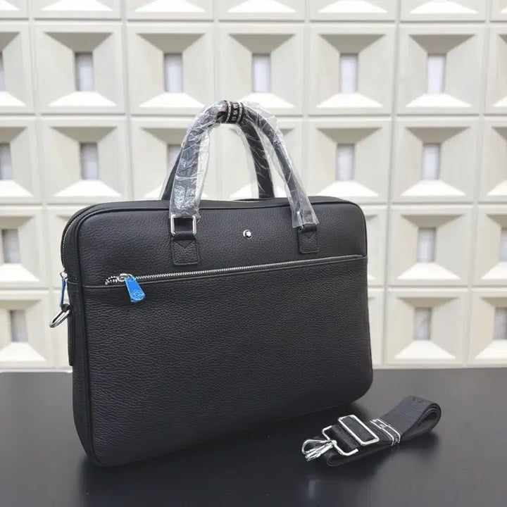 [BUNJANG] Montblanc Calfskin Leather Briefcase / 몽블랑 소가죽 남자 가방 서류가방