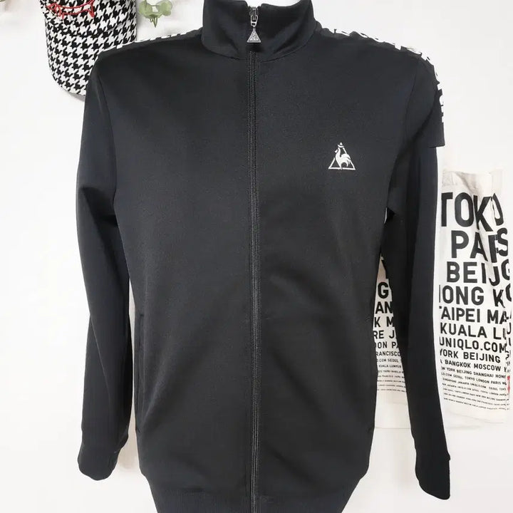 [BUNJANG] Le Coq Sportif Sunday Track Top Jersey (Black) / 르꼬끄 선데이 트랙탑저지 95 블랙