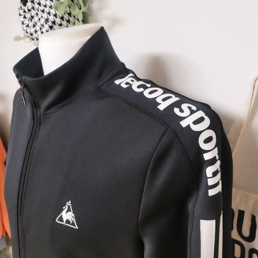 [BUNJANG] Le Coq Sportif Sunday Track Top Jersey (Black) / 르꼬끄 선데이 트랙탑저지 95 블랙