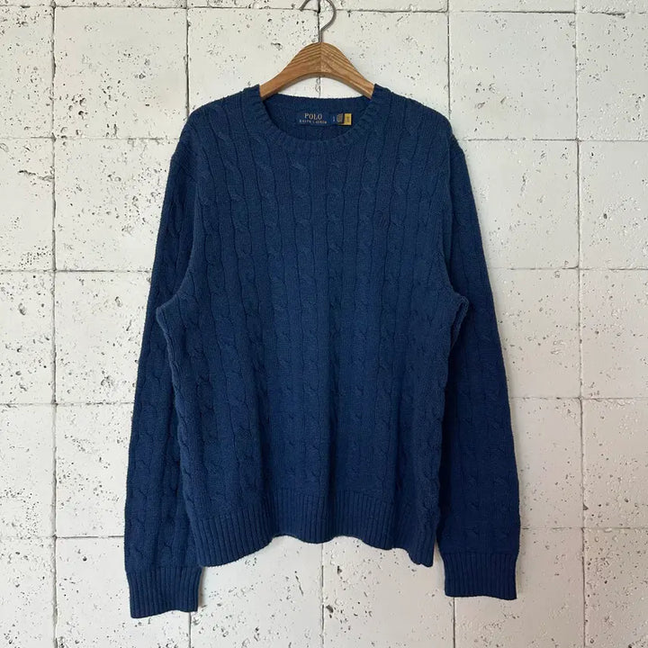 [BUNJANG] Polo Ralph Lauren Cotton Knit Sweater / L 폴로 랄프로렌 코튼 니트