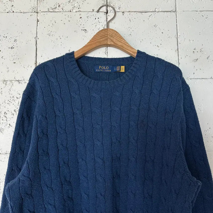 [BUNJANG] Polo Ralph Lauren Cotton Knit Sweater / L 폴로 랄프로렌 코튼 니트