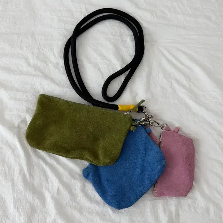 [BUNJANG] The Museum Visitor Multi-Color Keyring Bag / [더뮤지엄비지터] MULTI COLOR KEYRING BAG