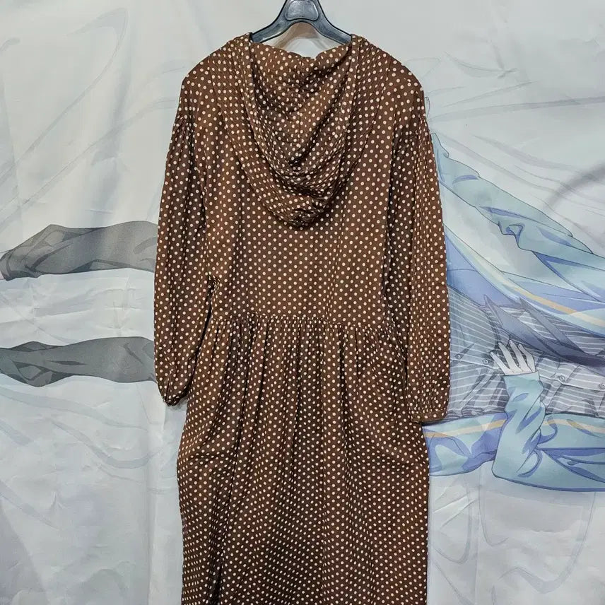 [BUNJANG] Pink House Dot Hooded Dress / 핑크하우스  도트 후드 원피스