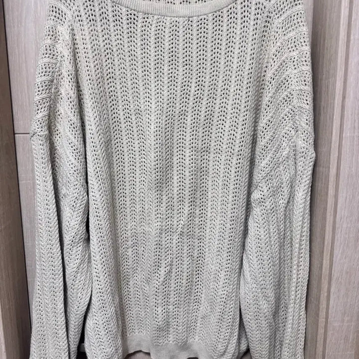 [BUNJANG] Saeteo Mesh Knit XL / 새터 매쉬소재니트 xl