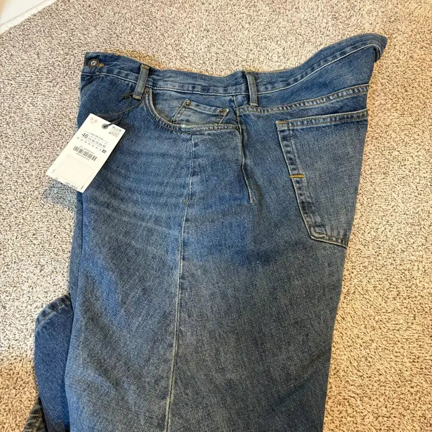 [BUNJANG] ZARA Curved Balloon Jeans / 46(36) 자라 zw 커브드 벌룬 진 새상품