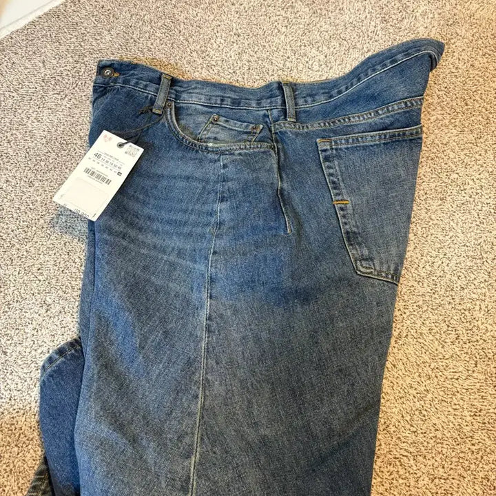 [BUNJANG] ZARA Curved Balloon Jeans / 46(36) 자라 zw 커브드 벌룬 진 새상품