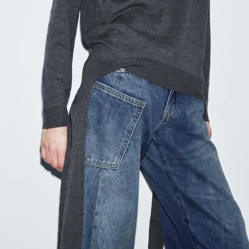 [BUNJANG] ZARA Curved Balloon Jeans / 46(36) 자라 zw 커브드 벌룬 진 새상품