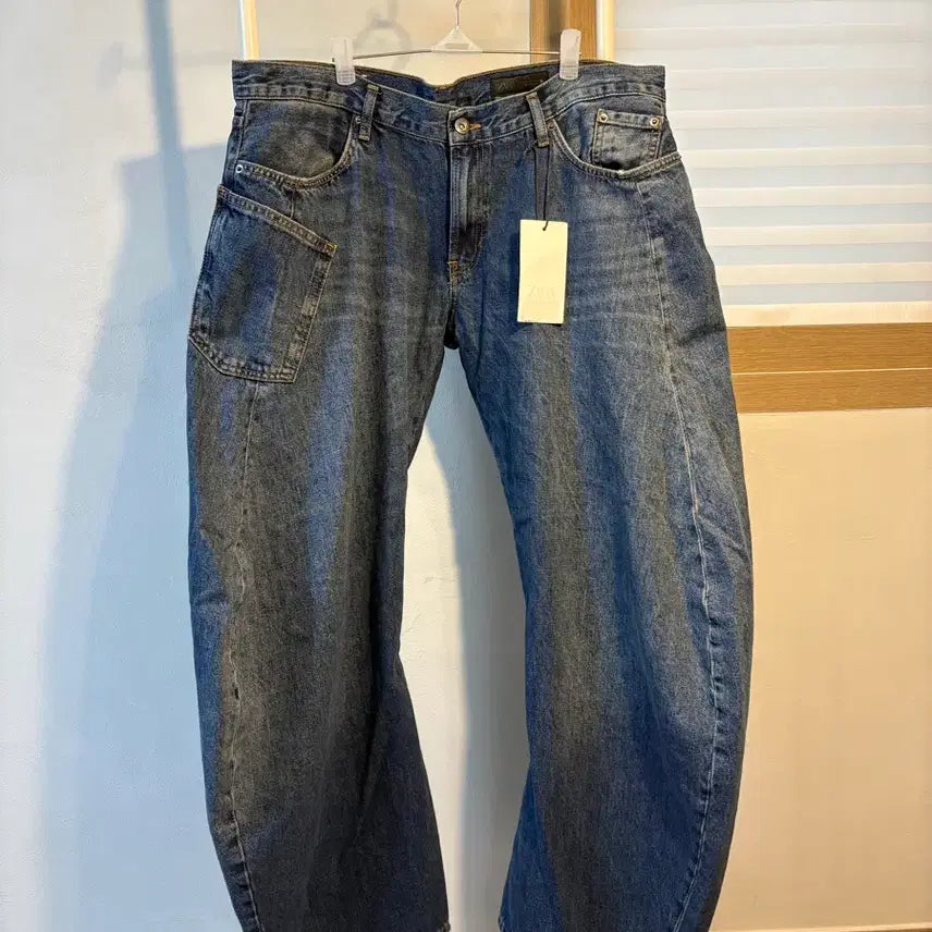 [BUNJANG] ZARA Curved Balloon Jeans / 46(36) 자라 zw 커브드 벌룬 진 새상품