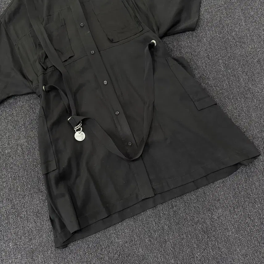 [BUNJANG] Diesel Belt Ring Detail Shirt Dress / 디젤 밸트링 디테일 셔츠 원피스