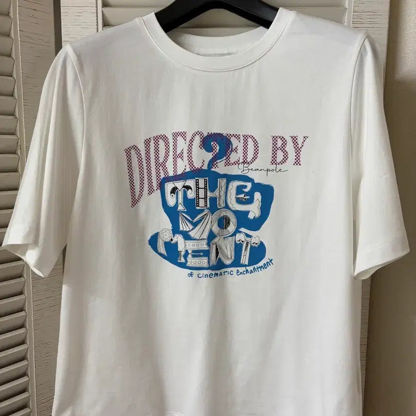 [BUNJANG] Beanpole Ladies Blue Print T-shirt / 빈폴레이디스 티셔츠