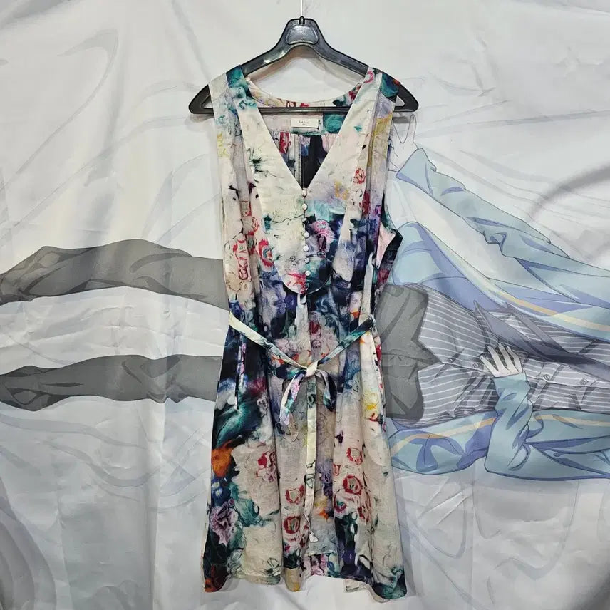 [BUNJANG] Paul Smith Sleeveless Floral Long Dress / 폴스미스 슬리브리스  원피스