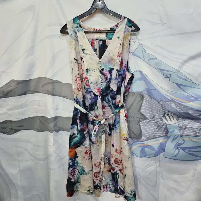 [BUNJANG] Paul Smith Sleeveless Floral Long Dress / 폴스미스 슬리브리스  원피스