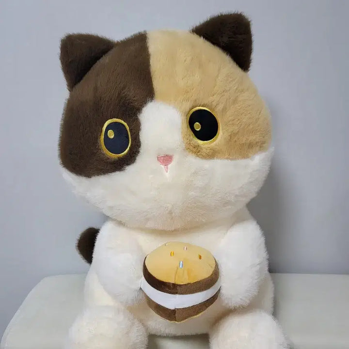 [BUNJANG] Calico Donut Cat Extra Large Plush Doll / 칼리코 도넛 캣 대형 인형 60cm(새제품)
