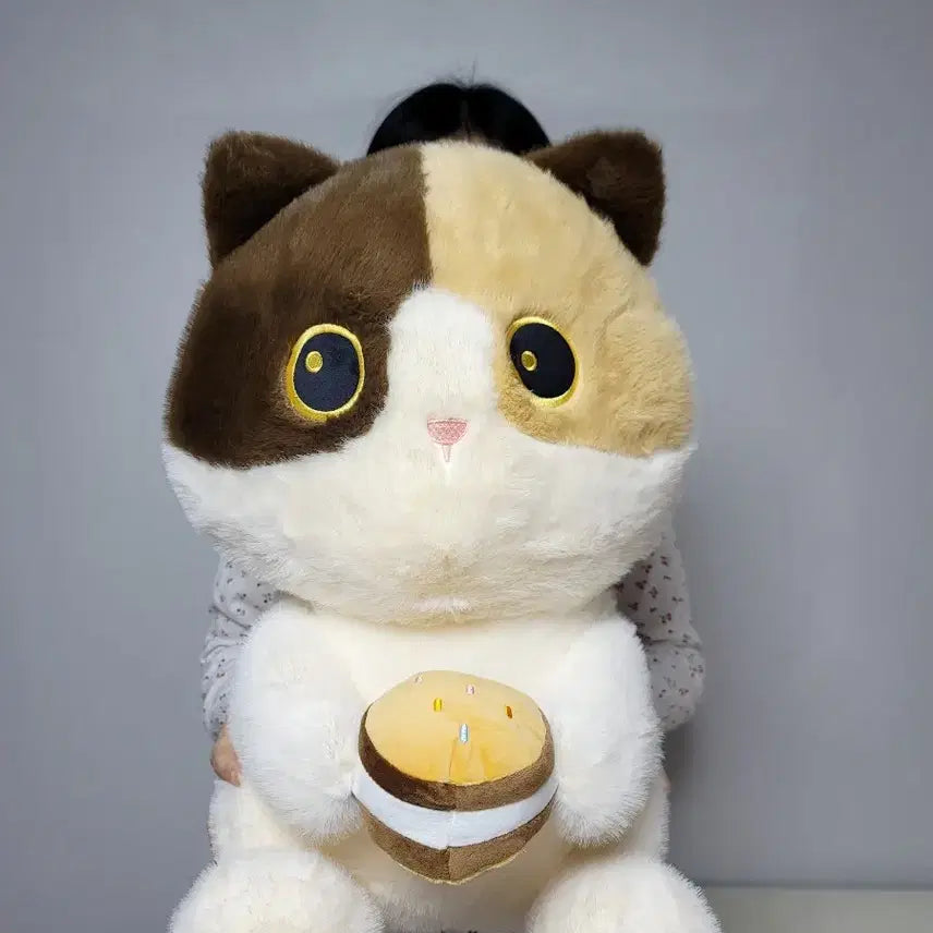 [BUNJANG] Calico Donut Cat Extra Large Plush Doll / 칼리코 도넛 캣 대형 인형 60cm(새제품)