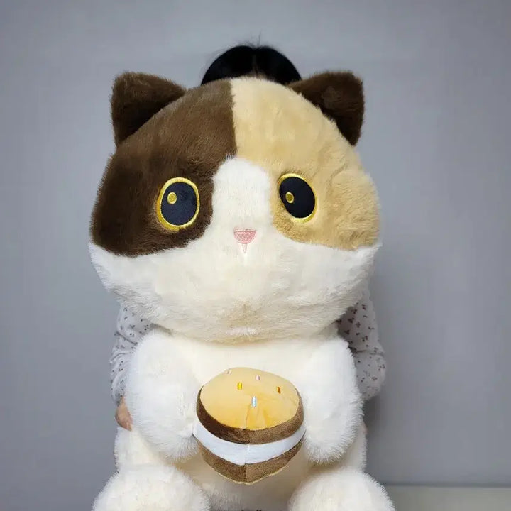 [BUNJANG] Calico Donut Cat Extra Large Plush Doll / 칼리코 도넛 캣 대형 인형 60cm(새제품)