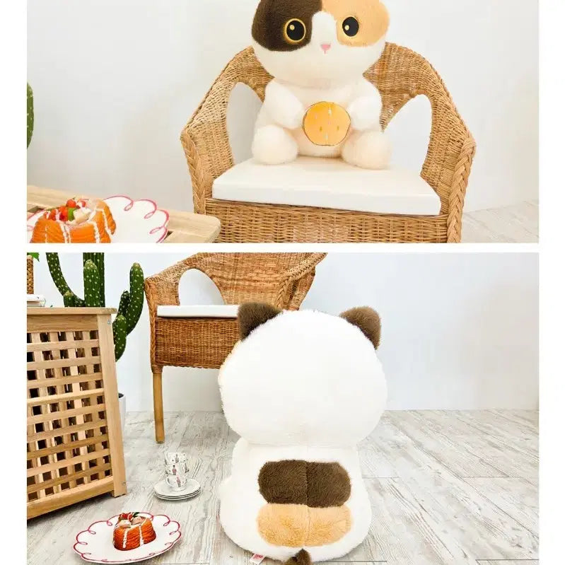 [BUNJANG] Calico Donut Cat Extra Large Plush Doll / 칼리코 도넛 캣 대형 인형 60cm(새제품)