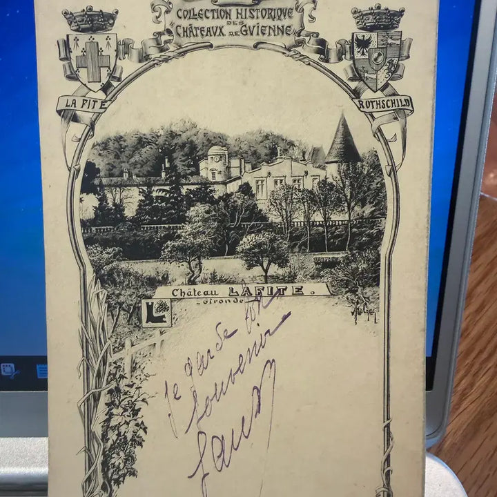 [BUNJANG] 1900s Château Lafite Rothschild Bordeaux Wine Historical Postcard / 1900년 - 프랑스 5대 샤토 - 샤토 라피트 로칠드