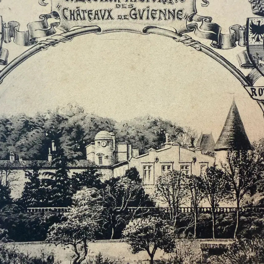 [BUNJANG] 1900s Château Lafite Rothschild Bordeaux Wine Historical Postcard / 1900년 - 프랑스 5대 샤토 - 샤토 라피트 로칠드