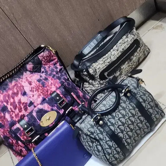 [BUNJANG] Mulberry Multicolor Hobo Bag / 멀버리 멀티컬러 호보백