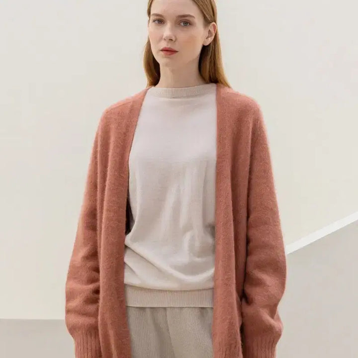 [BUNJANG] De MAILLE Fox Wool Pocket Cardigan Beige / [드마이어] De MAILLE 폭스울 포켓 가디건 베이지