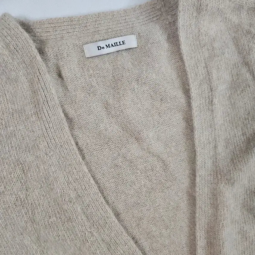 [BUNJANG] De MAILLE Fox Wool Pocket Cardigan Beige / [드마이어] De MAILLE 폭스울 포켓 가디건 베이지