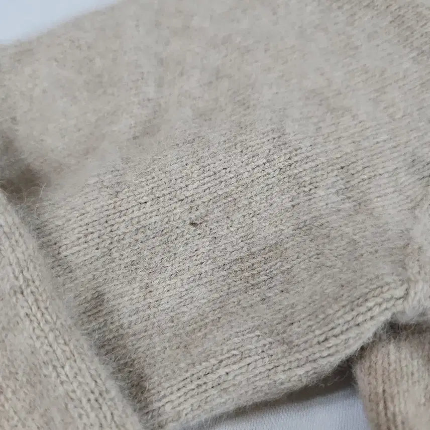[BUNJANG] De MAILLE Fox Wool Pocket Cardigan Beige / [드마이어] De MAILLE 폭스울 포켓 가디건 베이지
