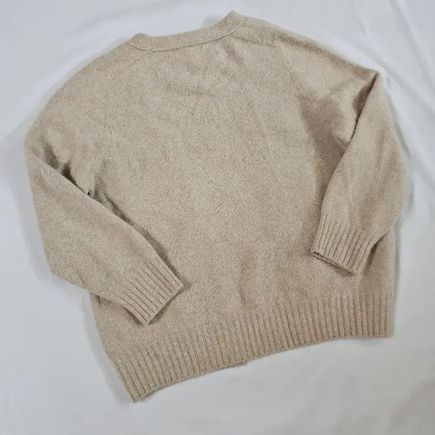 [BUNJANG] De MAILLE Fox Wool Pocket Cardigan Beige / [드마이어] De MAILLE 폭스울 포켓 가디건 베이지
