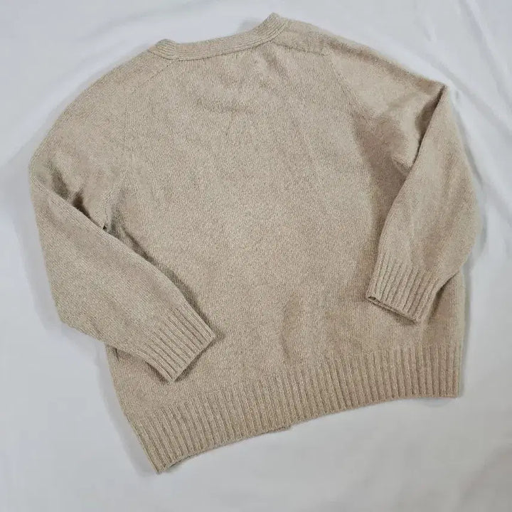 [BUNJANG] De MAILLE Fox Wool Pocket Cardigan Beige / [드마이어] De MAILLE 폭스울 포켓 가디건 베이지