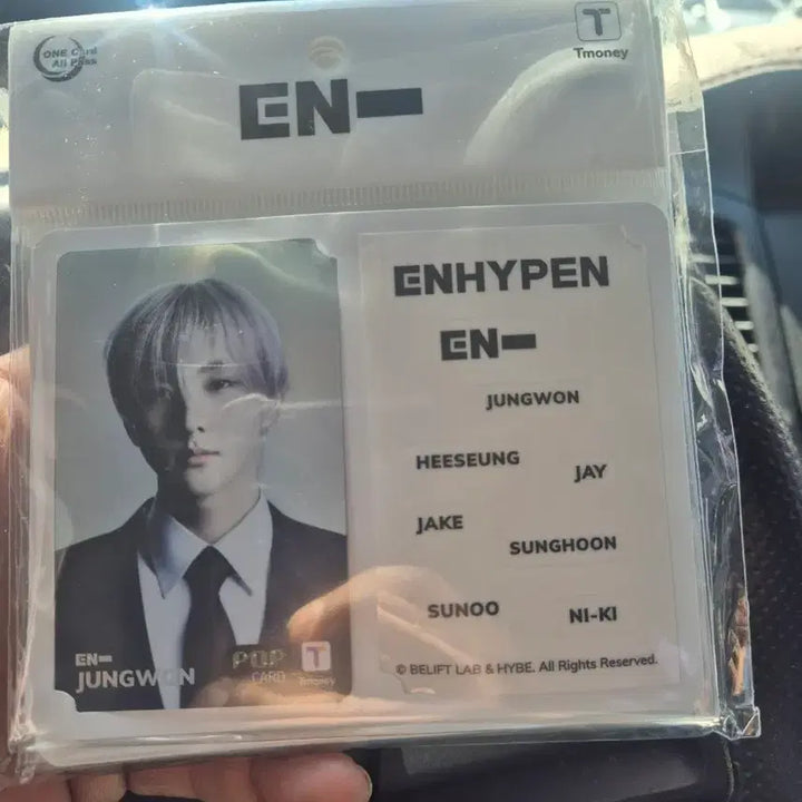 [BUNJANG] ENHYPEN T-money Card Sealed Set / 엔하이픈 티머니 미개봉 세트