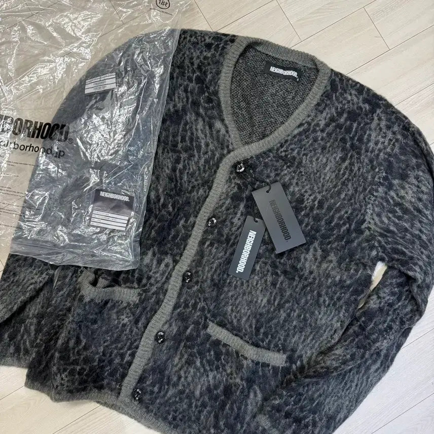 [BUNJANG] Neighborhood Mohair Cardigan Black L / 네이버후드 모헤어 가디건 블랙 L