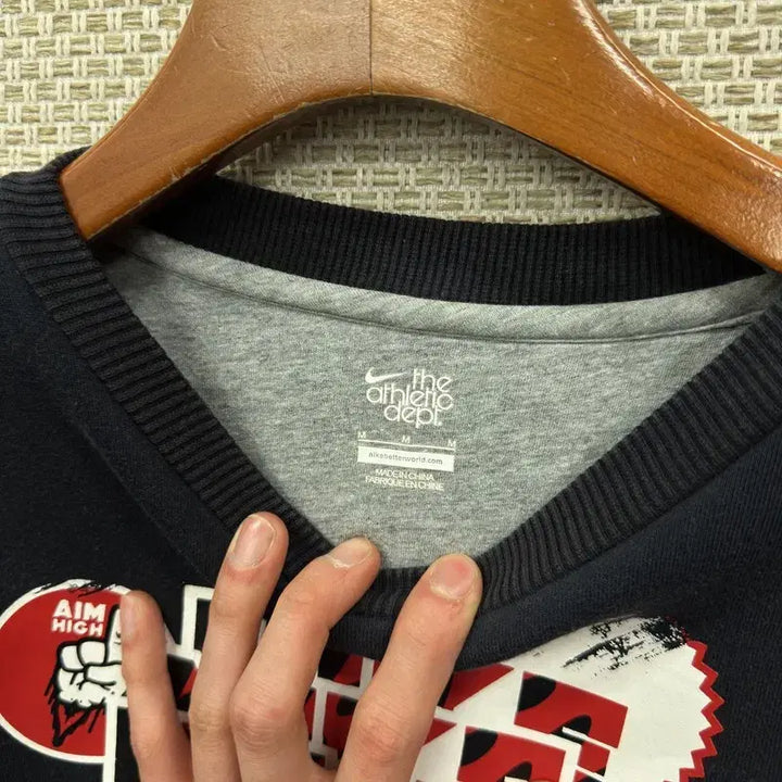[BUNJANG] Nike Casual Printed Sweatshirt M / 나이키 캐주얼 프린팅 스웻셔츠 맨투맨 M A07773