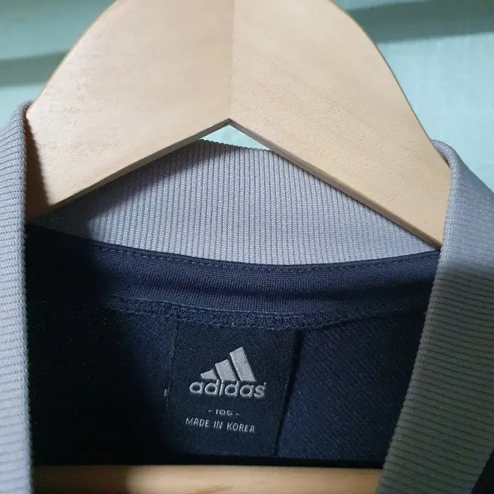 [BUNJANG] Adidas Half-Zip Long Sleeve Shirt (Size 105) / 아디다스 반집업 하프집업 긴팔 105