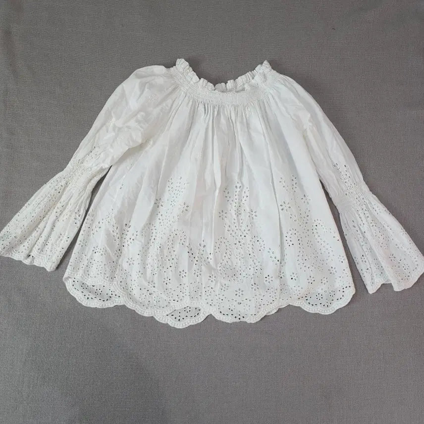 [BUNJANG] Vivienne Westwood Off-the-Shoulder Blouse / 비비안웨스트우드 오프숄더 블라우스